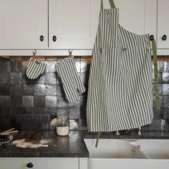 Tafellinnen & -Textiel|Keukenlinnen|Ygo Ovenwant JINT S/2 Greenolive