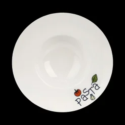 Servies|Ygo Pastabord PASTA Wit Gededoreerd