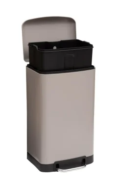 Vuilbakken|Ygo Pedaalemmer AGDA RH 30L Taupe