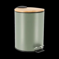 Vuilbakken|Ygo Pedaalemmer ALIRE 2,5l Met. Groen/Bamboe