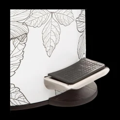 Vuilbakken|Ygo Pedaalemmer BLACKFLORA Rond 3L Wt/Zw