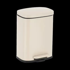 Vuilbakken|Ygo Pedaalemmer JEDDO 5L Metaal Greige