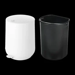 Vuilbakken|Ygo Pedaalemmer MARLA 5L Wit