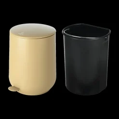 Vuilbakken|Ygo Pedaalemmer MARLA 5L Zand