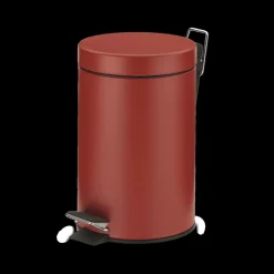 Vuilbakken|Ygo Pedaalemmer MONACO 3l Met. Rood