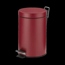 Vuilbakken|Ygo Pedaalemmer MONACO 3L Metaal Bordeaux