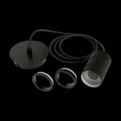 Hanglampen|Ygo Pendel RETRO 1D. Zwart