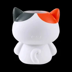 Decoratieve Accessoires|Tapijten |Ygo Pennenhouder ORANGE CAT Wit/Grijs/Oranje