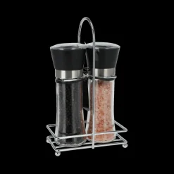 Keukenaccessoires|Kookaccessoires|Ygo Peper/Zoutset KRUDO In Houder Met.