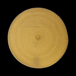 Tafellinnen & -Textiel|Ygo Placemat BRAID Rond Oker