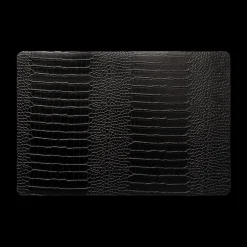 Tafellinnen & -Textiel|Ygo Placemat CROCO PU Zwart