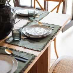 Tafellinnen & -Textiel|Ygo Placemat MAHA Kat. Kaki