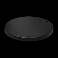 Toebehoren|Ygo Plafondrozet III Rond Alu Zwart