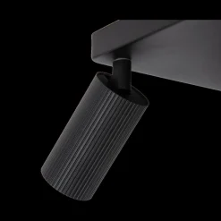 Spots|Ygo Plafondspot CLUBS 4Del. Zwart