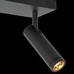 Spots|Ygo Plafondspot GRADO 2Del. Zwart