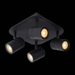 Spots|Ygo Plafondspot LENNERT 4Del. Zwart