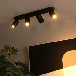 Spots|Ygo Plafondspot PUNCH 4Del. Wit