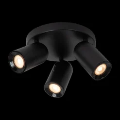 Spots|Ygo Plafondspot PUNCH 3Del. Zwart