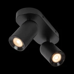 Spots|Ygo Plafondspot PUNCH 2Del. Zwart