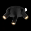Spots|Ygo Plafondspot RITMO 3Del. Zwart