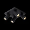 Spots|Ygo Plafondspot TAYLOR 4Del. Zwart
