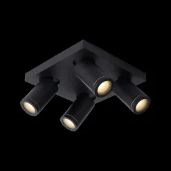 Spots|Ygo Plafondspot TAYLOR 4Del. Zwart