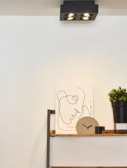 Spots|Ygo Plafondspot XIRAX Zwart