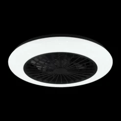 Ventilatoren|Verlichtingsventilatoren|Ygo Plafondventilator/Plafonier STRALSUND Zwart