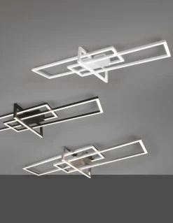 Plafonniers|Ygo Plafonier SALINAS Met. Mat Zwart