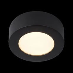 Plafonniers|Ygo Plafonnier BRICE Zwart Ø 11,7 cm