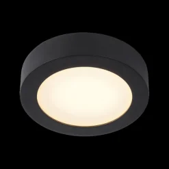 Plafonniers|Ygo Plafonnier BRICE Zwart Ø 18 cm