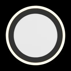 Plafonniers|Ygo Plafonnier CARUS RD Ø34cm Mat Zwart