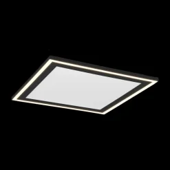 Plafonniers|Ygo Plafonnier CARUS Vierkant Mat Zwart L