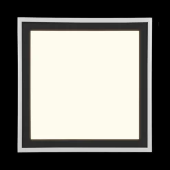 Plafonniers|Ygo Plafonnier CARUS Vierkant Mat Zwart L