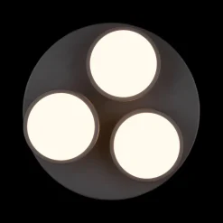 Plafonniers|Ygo Plafonnier FRANKLIN 3Del. Rond Zwart