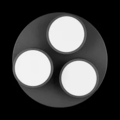Plafonniers|Ygo Plafonnier FRANKLIN 3Del. Rond Zwart