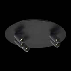 Plafonniers|Ygo Plafonnier NYSAL Rond 5Del. Zwart