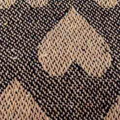 Sierkussens & Plaids|Ygo Plaid HARTS Beige/Zwart