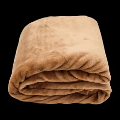 Sierkussens & Plaids|Ygo Plaid MICROF. G.Luxe 220 Camel