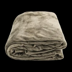 Sierkussens & Plaids|Ygo Plaid MICROF. G.Luxe 150 Kaki