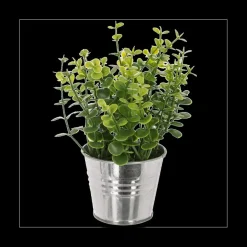 Woondecoratie|Ygo Plant Artificiële in Pot Zink L
