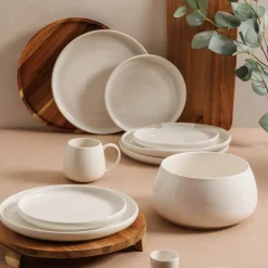 Servies|Ygo Plat Bord NOURA Ø27 Wit