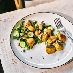 Servies|Ygo Plat Bord SEPS Wit/Rand Zwart