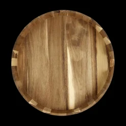 Tafelaccessoires|Ygo Plateau ACARA Rnd Acacia Bruin