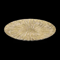 Woondecoratie|Ygo Plateau WILLARD Rond Metaal Goud