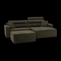 Poufen & Voetenbanken|Ygo Poef FIGARO Groen 80x101