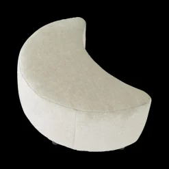 Poufen & Voetenbanken|Ygo Poef LOLITA Afgerond Beige B85