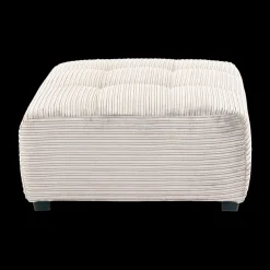 Poufen & Voetenbanken|Ygo Poef LORETO Rib Beige 119x100