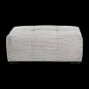 Poufen & Voetenbanken|Ygo Poef LORETO Rib Lichtgrijs 119x100