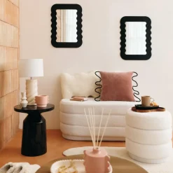 Poufen & Voetenbanken|Ygo Poef ZINIAN Rond Boulé Wit